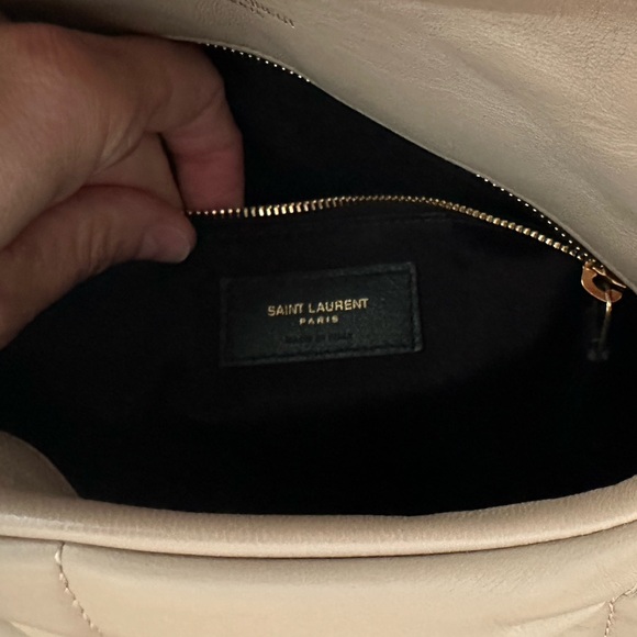 Saint Laurent Loulou puffer small in dark beige NWT - Picture 12 of 16